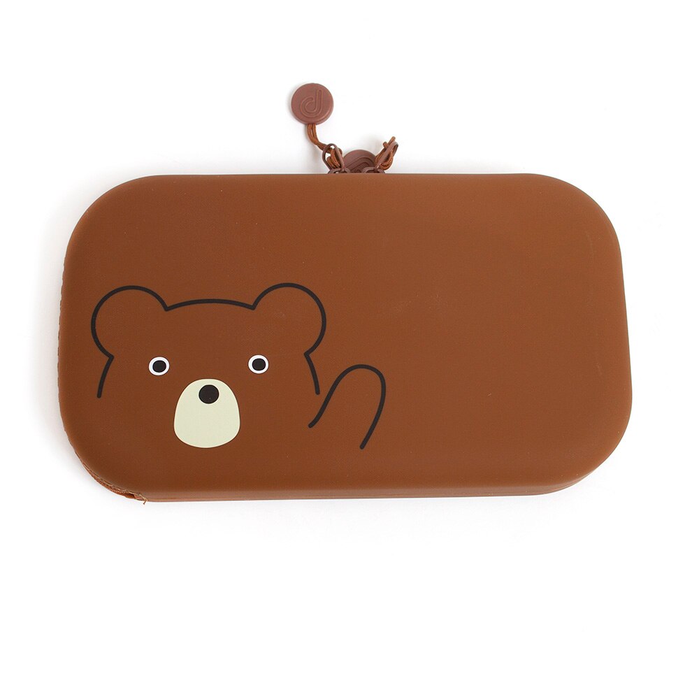 Punilabo, Zipper Pouch, Brown Bear